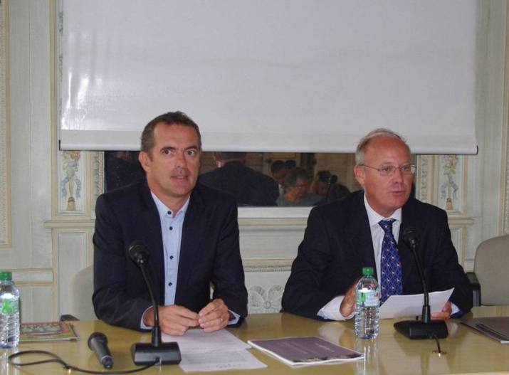 Laurent Gapenne et Georges Haushalter (Ph Paysud) Laurent Gapenne et Georges Haushalter (Ph Paysud)