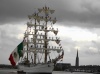 Solitaire du Figaro:tous derrière le Cuauhtemoc à Bordeaux