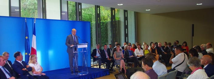 Conférence de presse de rentrée à Bordeaux Métropole (Paysud)