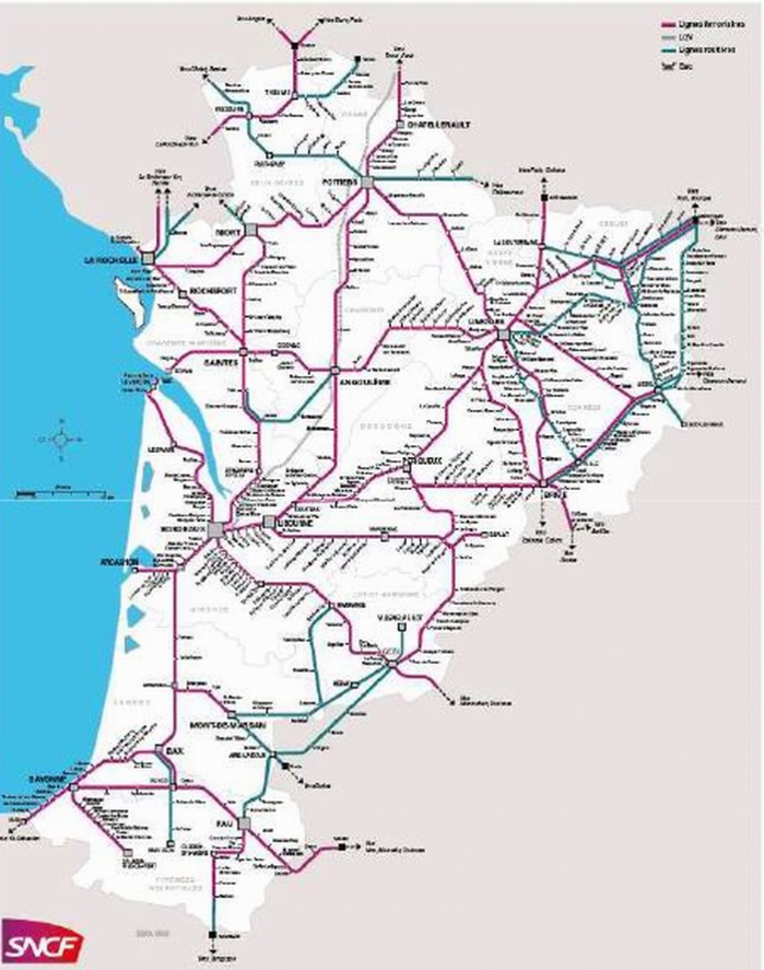 Regards sur  le train en Nouvelle-Aquitaine