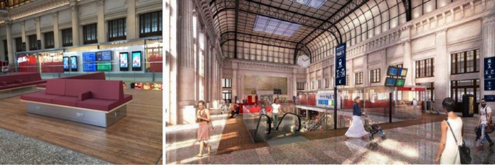 La SNCF dévoile son hall 