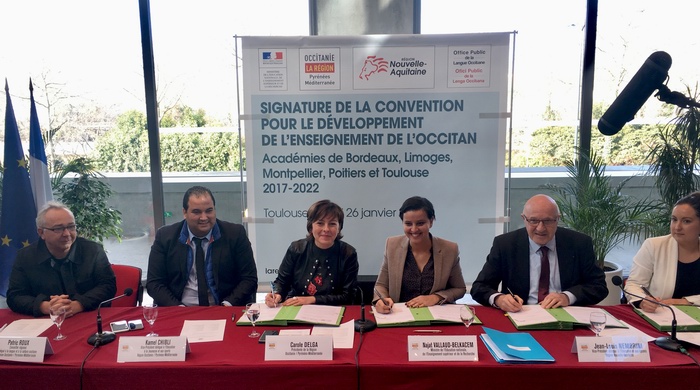 La  convention d'enseignement de l'occitan signée à Toulouse