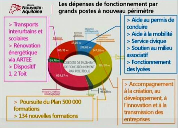 Nouvelle-Aquitaine:un budget sur fond de critiques