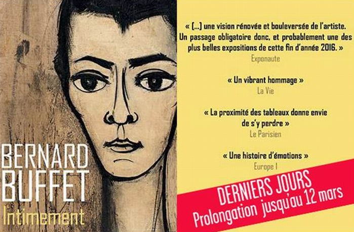 Prolongation de l'exposition Bernard Buffet au musée de Montmartre