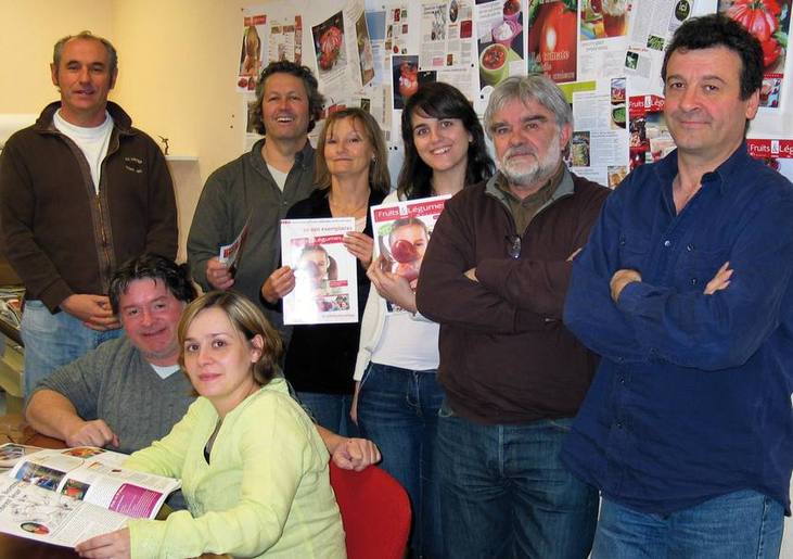 L'équipe de  Fruits et Légumes Magazine (Ph Elizabeth Uminski) L'équipe de  Fruits et Légumes Magazine (Ph Elizabeth Uminski)