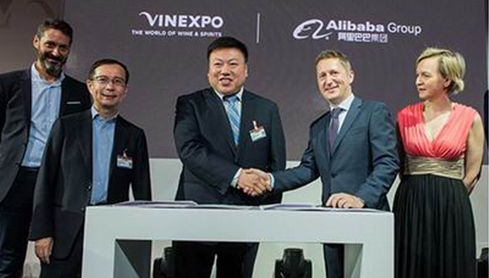 VINEXPO  a signé un accord avec le groupe chinois Tmall- ALIBABA