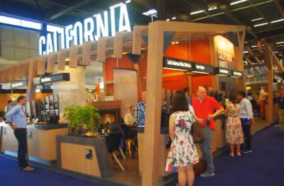 Stand de la Californie au dernier Vinexpo-Bordeaux (ph PaysudTv)