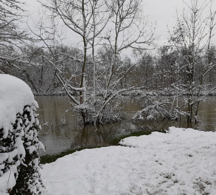 Les berges de  l'Oise le 7 février 2018 (ph CE)
