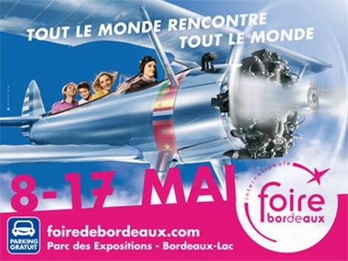 Foire Internationale de Bordeaux: des avions sur le plancher des vaches