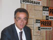 André Berdou au Club de la presse de Bordeaux