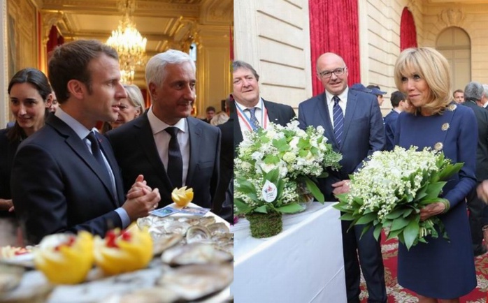 Rungis offre son muguet au couple présidentiel