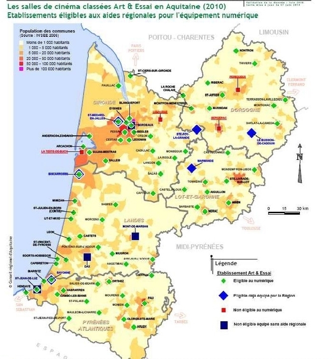 L'Aquitaine aide les salles de cinéma à passer au numérique L'Aquitaine aide les salles de cinéma à passer au numérique