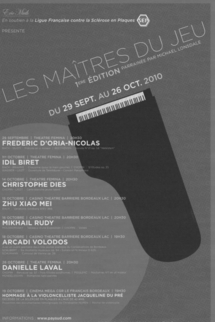 Un mois du piano à Bordeaux avec Les Maîtres du Jeu Un mois du piano à Bordeaux avec Les Maîtres du Jeu