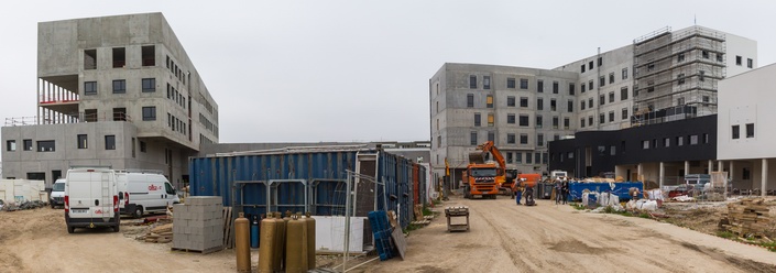 La nouvelle polyclinique du Tondu se construit rive droite