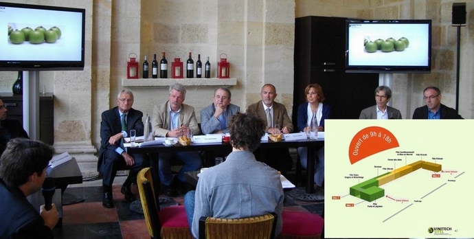 La présentation de Vinitech-Sifel à Bordeaux (Ph Paysud)