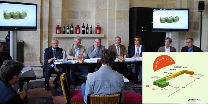 La présentation de Vinitech-Sifel à Bordeaux (Ph Paysud) La présentation de Vinitech-Sifel à Bordeaux (Ph Paysud)