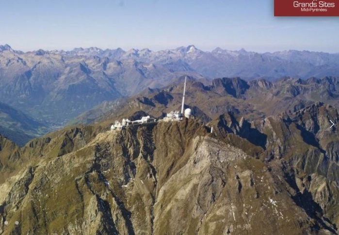 Ph capture d'écran site du Pic du Midi