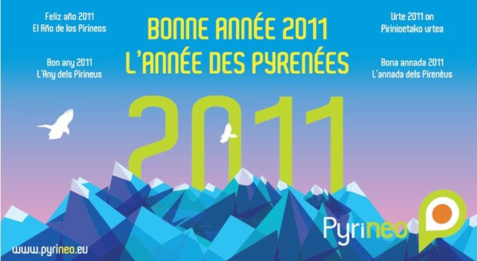 Une carte de voeux géante à l'occasion de l'année des Pyrénées
