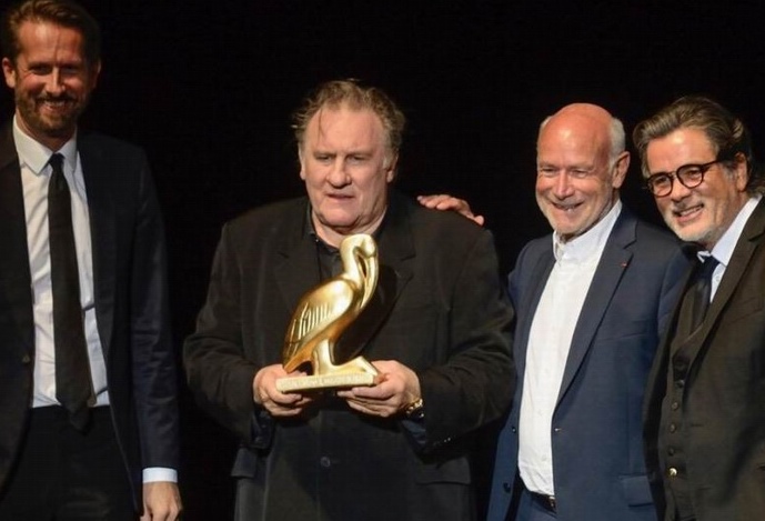 Gérard Depardieu honoré à La Baule