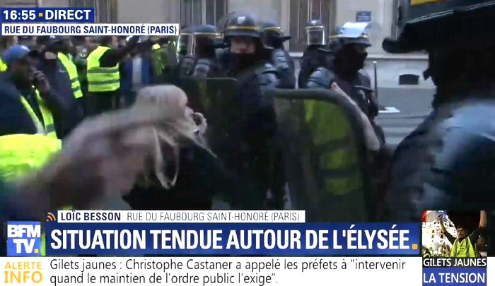 Les gilets jaunes visent l'Elysée