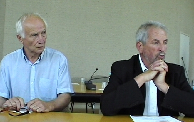 Bernard Péré et Jean-Pierre Raynaud (ph Paysud)