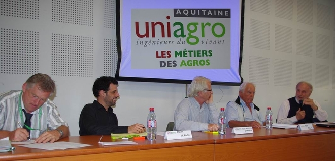 Marcel Mazoyer devant les agronomes aquitains:retrouver des politiques agricoles