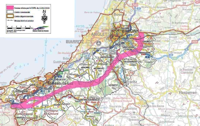 Le projet de tracé fait débat au Pays Basque