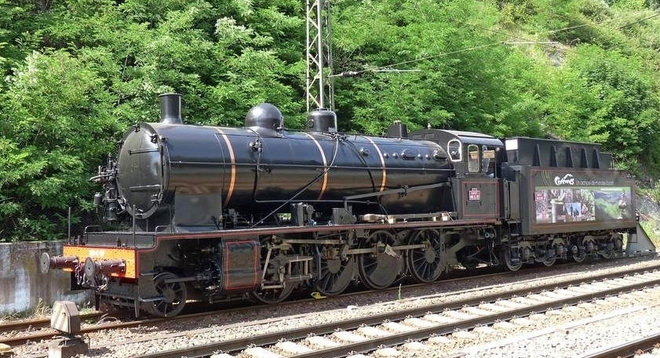 La vieille loco des Cévennes revient au pays