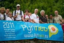  L'arrivée de la Grande randonnée des Pyrénées