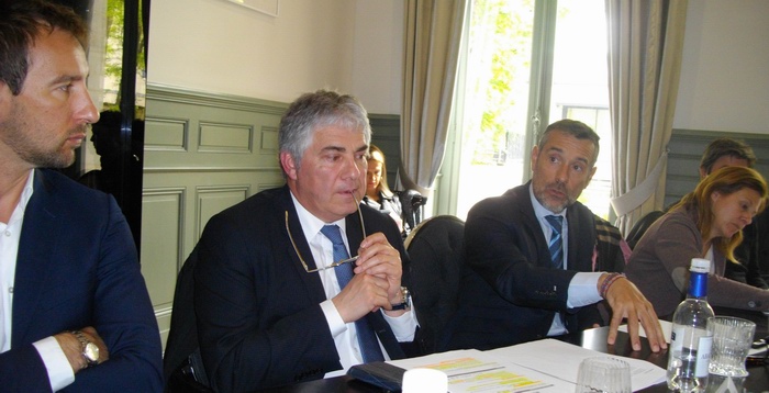 De g.à d.: Mathieu Vanshalt, Pacal Faugère, Rodolphe Lameyse (ph Paysud) De g.à d.: Mathieu Vanshalt, Pacal Faugère, Rodolphe Lameyse (ph Paysud)