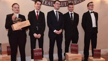 Le Trophée  Pessac Léognan récompense les élèves sommeliers