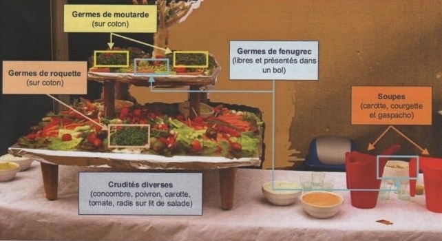 Le "repas de Bègles" a été reconstitué (extrait du bulletin BVS) Le "repas de Bègles" a été reconstitué (extrait du bulletin BVS)
