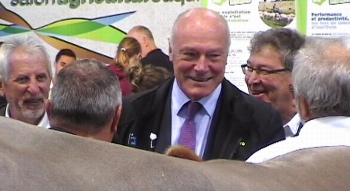 Alain Rousset au dernier salon de l'agriculture de Bordeaux (ph Paysud)