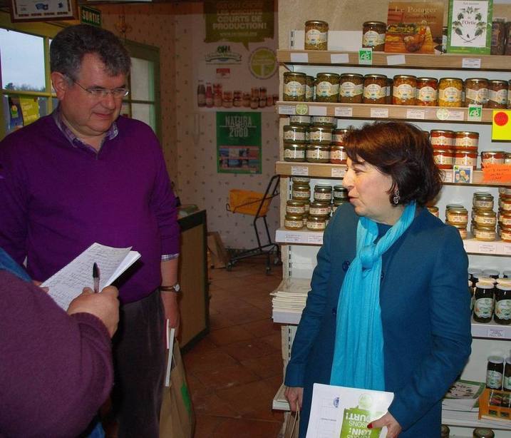 Bernard Lafon et Corinne Lepage (Ph Paysud)