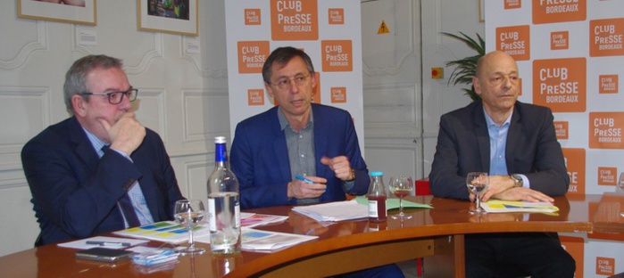 De g.à d.:MM.Pascal Emile,Lourde-Rocheblave,Philippe Claussin (ph Paysud)