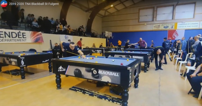 La 5e étape du championnat de France de billard Blackball à Agen