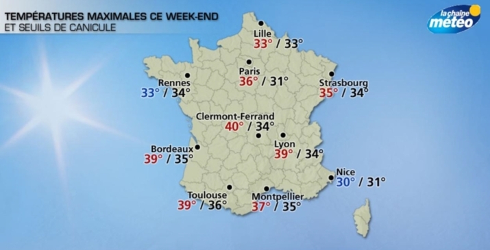 Alerte à la canicule: le Sud-Ouest en première ligne