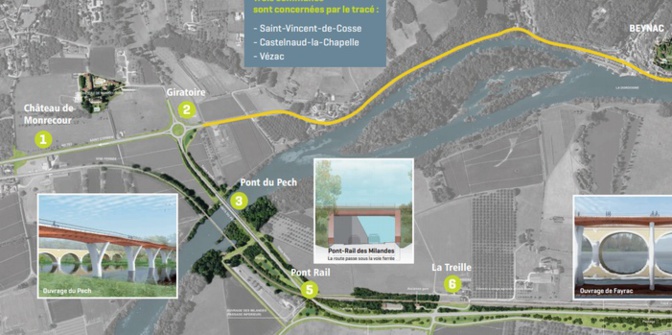 Extrait de la plaquette du Département (DR) Extrait de la plaquette du Département (DR)