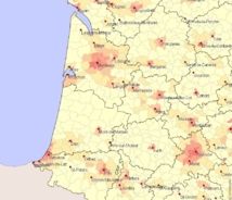 La carte des hôpitaux dans le SO (doc ARS)-Cliquer La carte des hôpitaux dans le SO (doc ARS)-Cliquer
