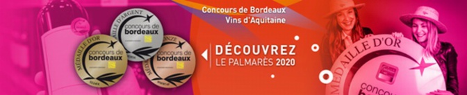 Le palmarès du concours des vins de Bordeaux 2020