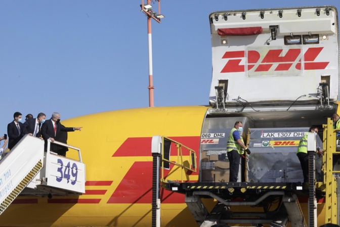 Vaccin anti-COVID:DHL a déjà livré Israël