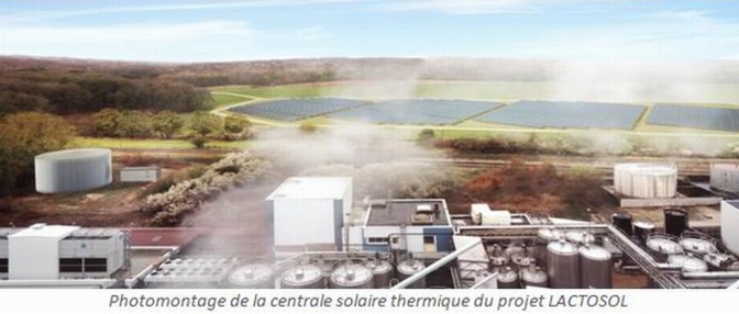 Newheat et Lactalis: la plus grande centrale solaire d'Europe