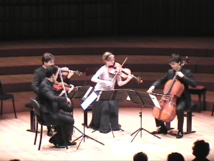 Le Quatuor Schumann (Ph Paysud Tv)