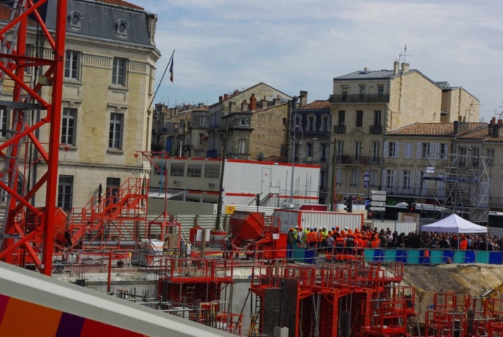 La nouvelle cité municipale de Bordeaux en chantier