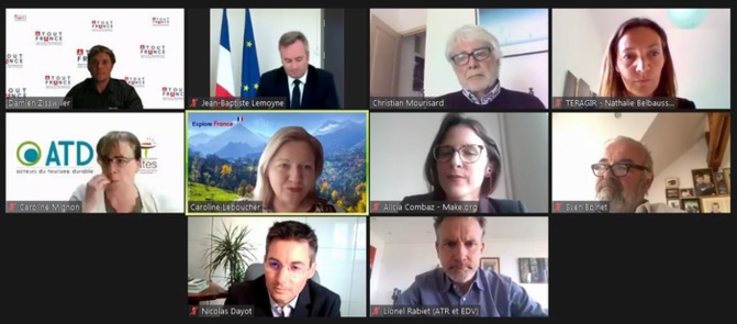 Présentation du projet en visioconférence (DR) Présentation du projet en visioconférence (DR)