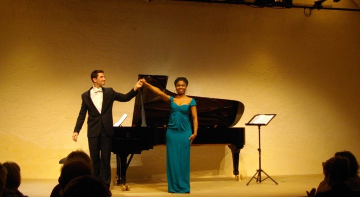 Clément Mao-Tokats et Omo Bella sur la scène de Nohant (Ph Paysud) Clément Mao-Tokats et Omo Bella sur la scène de Nohant (Ph Paysud)