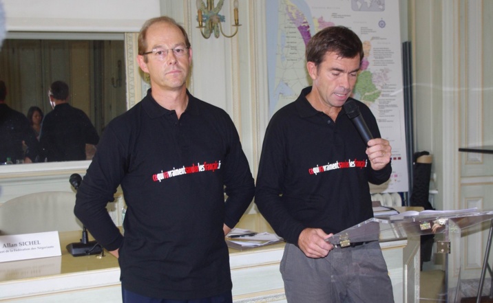 Allan Sichel et Bernard Farges (Ph Paysud) Allan Sichel et Bernard Farges (Ph Paysud)