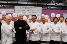 Les chefs autour de Philippe Etchebest (DR) Les chefs autour de Philippe Etchebest (DR)