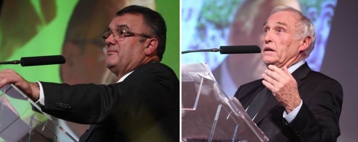 Michel Prugue et Jean-Marc Sylvestre à Hagetmau (ph Studio Ernest) Michel Prugue et Jean-Marc Sylvestre à Hagetmau (ph Studio Ernest)