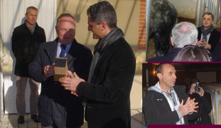 Remise du trophée; visites (Ph Paysud) Remise du trophée; visites (Ph Paysud)